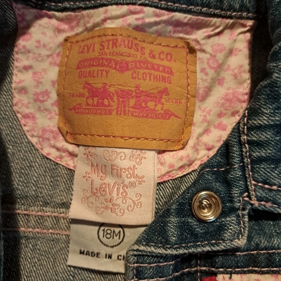 Levis toddler jean jacket 18 months - Picture 3 of 7
